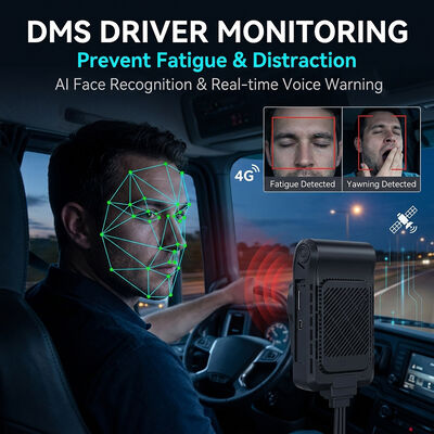 AI Fleet Dashcam 4G LTE با ADAS DMS BSD Active Driver Coaching & Risk Mitigation Car Blackbox