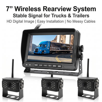 سیستم دوربین 7 اینچی/9 اینچی/10 اینچی بیسیم AHD 1080P با نمایشگر لمسی کیت دوربین دید عقب فعال 2K