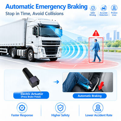 سیستم AEBS با رادار امواج میلی متری 77GHz ADAS + DMS و اتصال 4G / 5G برای تلماتیک ناوگان