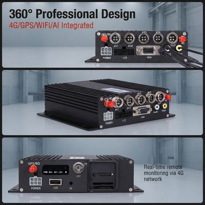 ردیابی جیپیاس خودرو SD Card Mobile Black Box Recorders H.264 Monitoring زمان واقعی