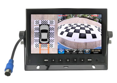 مانیتور IPS HD TFT لپ تاپ 7 اینچ 360 درجه اطراف نمایشگر پرنده دوربین 12 ~ 24V