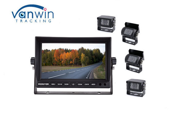 صفحه نمایش مانیتور صفحه نمایش اتومبیل Quad Image 9W MDVR 300cd / m2
