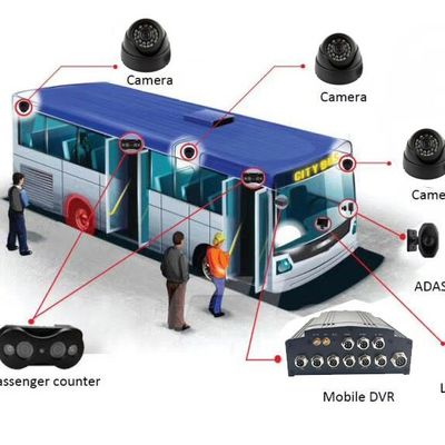 سیستم دوربین های مداربسته VPC AHD 720P 4G MDVR 4 با شمارنده اتوبوس