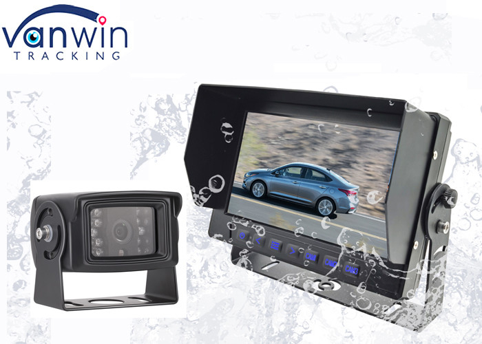 IP69 آبپاش ماشین مانیتور ماشین TFT با ورودی ویدئویی 3 کانال 7 اینچ