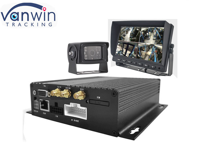 سیستم DVR تلفن همراه 6CH بی سیم 4G Wifi SD با سیستم نظارت امنیتی GPS DVR