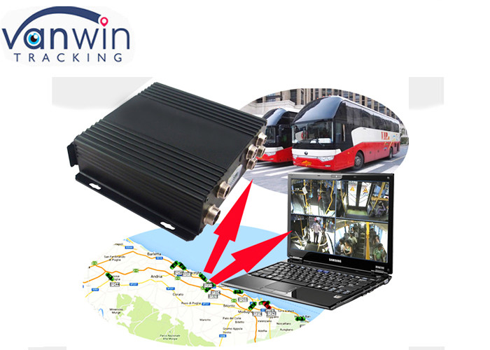 3G 4G پخش زنده ویدیو وسیله نقلیه dvr کیت خودرو با GPS WIFI SD DVR موبایل