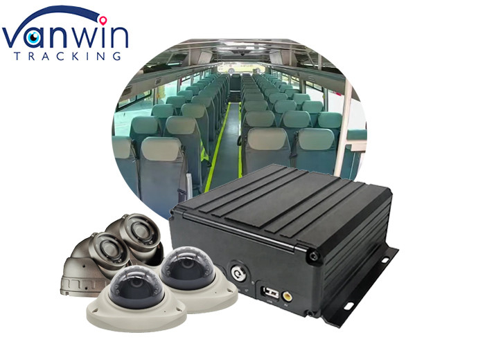 1080P MNVR GPS ردیابی 4 کانال شبکه DVR تلفن همراه برای مدیریت ناوگان خودرو