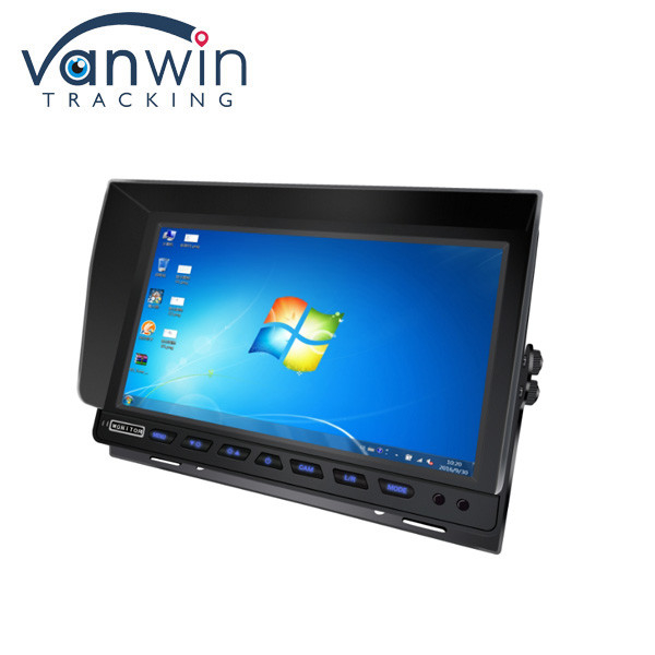 10.1 اینچ مانیتور VGA خودرو 1024X600IPS صفحه نمایش CCTV با ورودی VGA و AV برای کامپیوتر MDVR / PC
