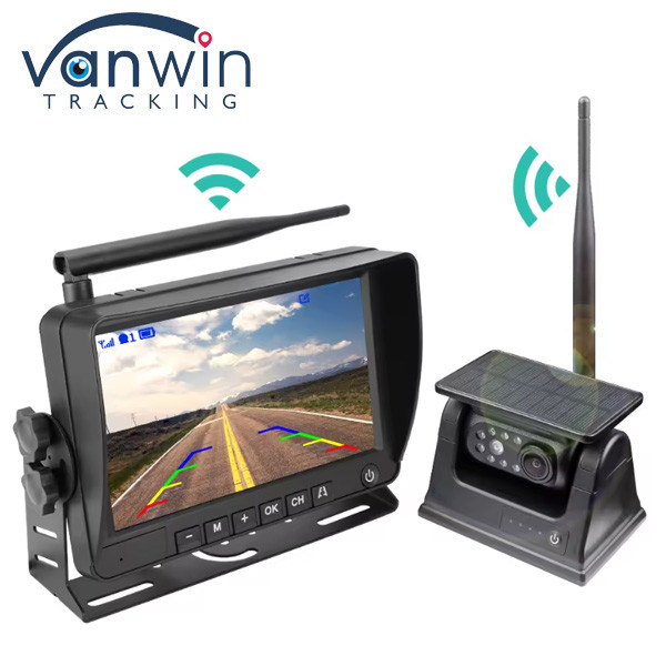 دوربین 7 اینچی IPS مانیتور بی سیم 1080P DVR کیت برای وانس تریلر RV کامیون ماشین