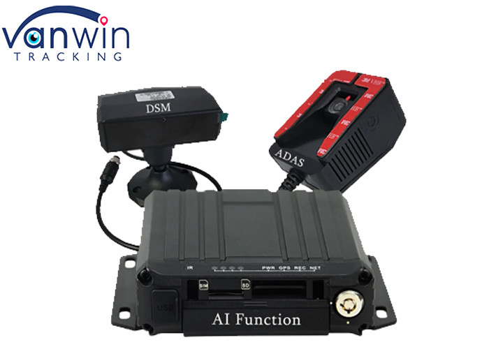4 کانال 1080P وسیله نقلیه GPS 4G WIFI AI BSD DSM ADAS MDVR برای اتوبوس