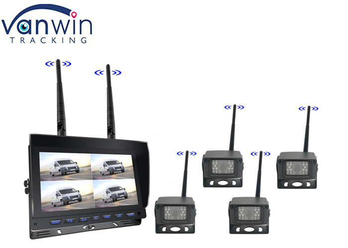 9ich AHD 1080P بی سیم IPS مانیتور ماشین دید عقب عقب TFT مانیتور ماشین کیت