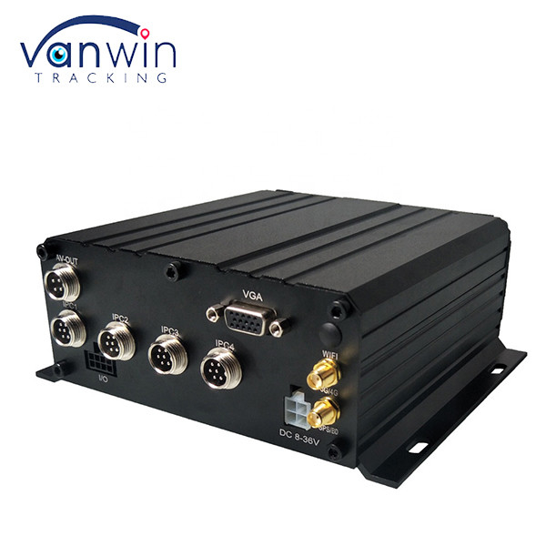 8-کانال NVR همراه با HDD H.264 HDD 1080P هارد دیسک ریموت 3G 4G GPS WiFi نظارت شبکه اتوبوس کامیون