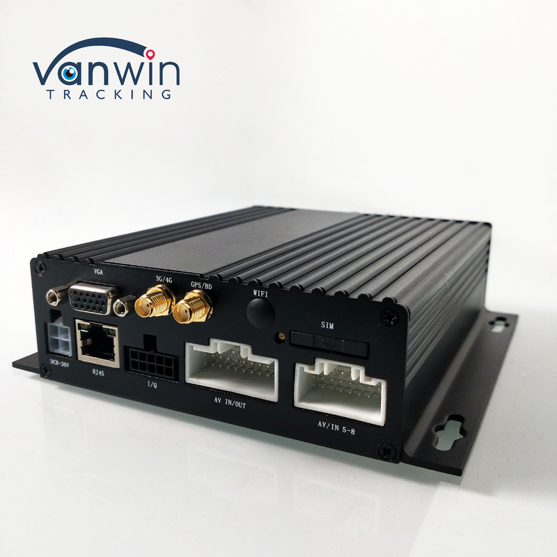 AI 8 کانال 1080P 512G دو کارت SD سیستم دوربین MDVR خودرو با ADAS DMS عملکرد تشخیص خستگی رانندگی DVR تلفن همراه