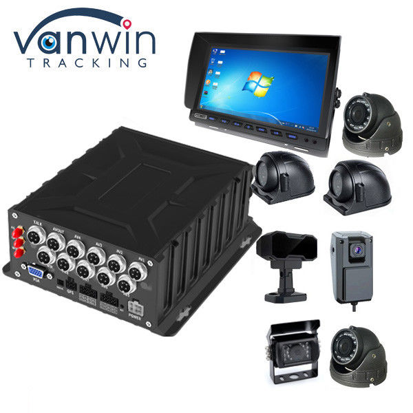 ورود جدید 8CH 1080P HDD Mobile DVR با تراشه هیسیلیکون، پشتیبانی از ذخیره سازی 4TB HDD، 4G GPS WIFI