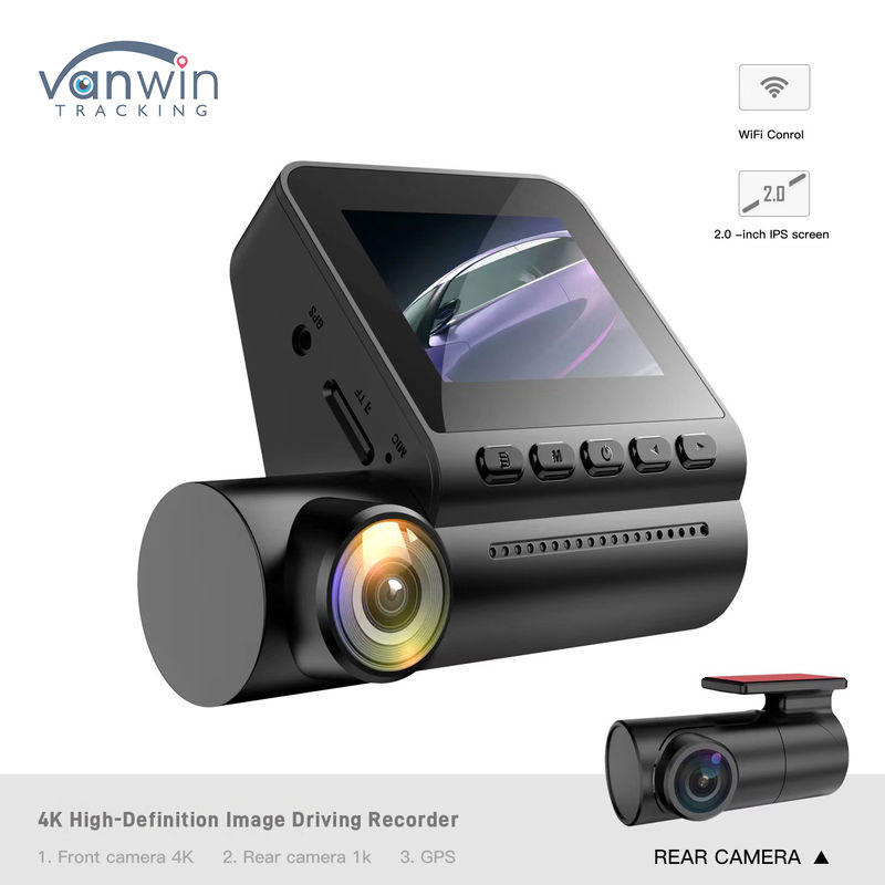 ضبط کننده تصویر 4K با وضوح بالا 1080P پشتیبانی از وای فای GPS دوربین ضبط کننده تاکسی
