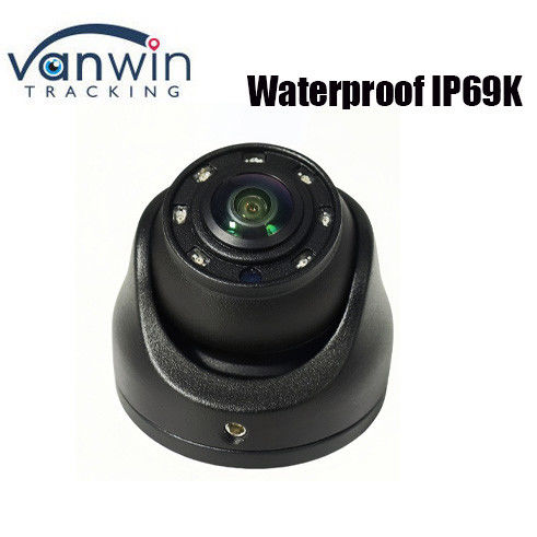دوربین های 180° 1080P 2MP ضد آب IP69K دوربین های داخلی / خارجی گنبد با دید شب IR برای اتوبوس / کامیون