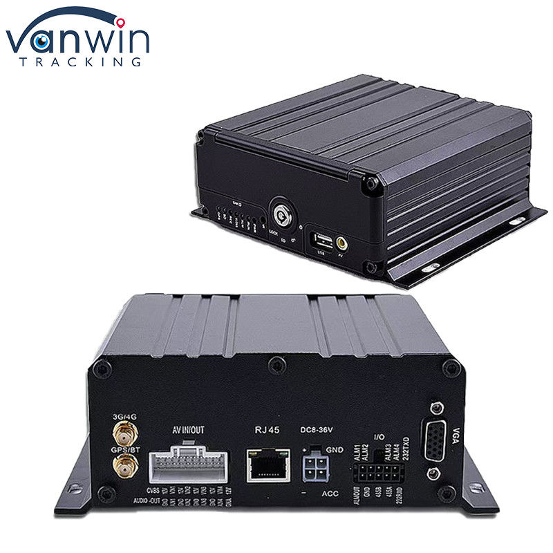 1080P H.264 AHD 256GB 4CH ماشین موبایل DVR GPS کارت SD اتوبوس کامیون ضبط کننده ماشین