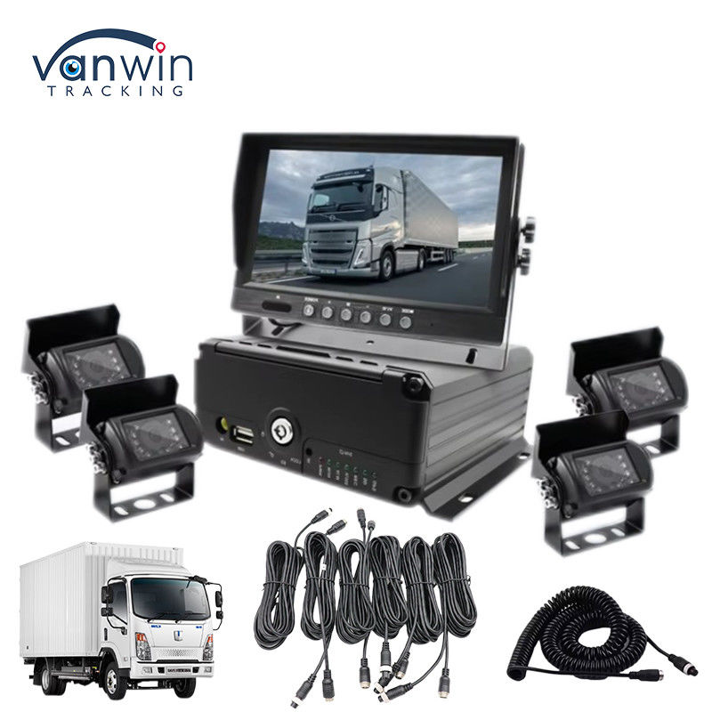 دوربین جعبه سیاه خودرو دوربین DVR خودرو سیم کارت کارت SD کامیون دستگاه ضبط خودرو MDVR دوربین های جلو و عقب مورد استفاده برای جعبه اتوبوس