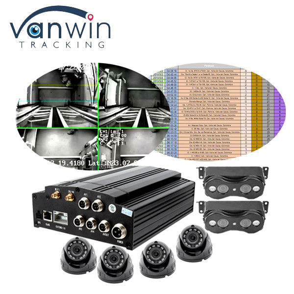8CH 1080P شمارنده مسافران MDVR برای اتوبوس دو درب، سیستم شمارش مسافران اتوبوس با دقت بالا