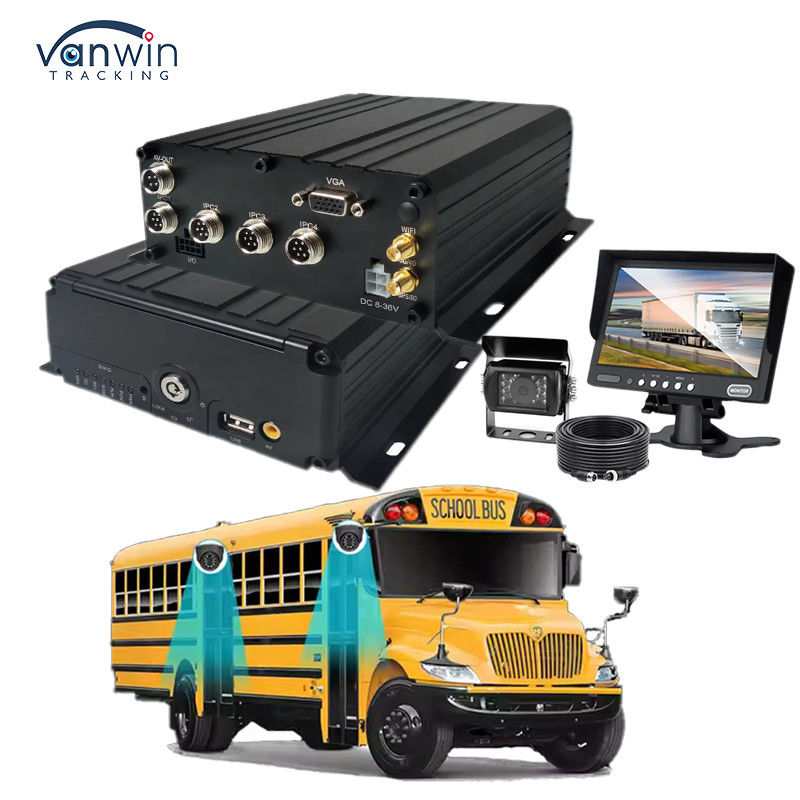 کارت ذخیره سازی خودرو AHD 1080P 4CH هارد دیسک DVR موبایل مانیتور ویدیویی با وضوح بالا