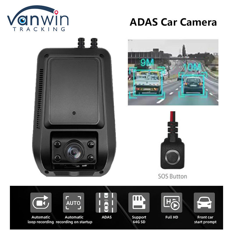 MINI 2CH 4CH 4G دوربین دو عدسی هوش مصنوعی با ADAS DMS 4G GPS برای تاکسی کامیون اتوبوس