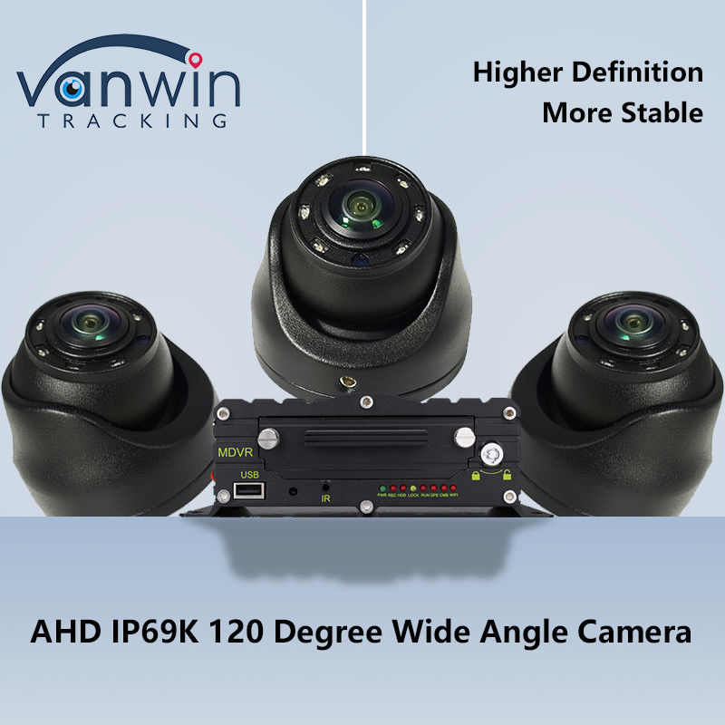 1080P AHD Night Vision دوربین گنبد خودرو برای اتوبوس نیمه تریلر کامیون مانیتور امنیتی دوربین خودرو