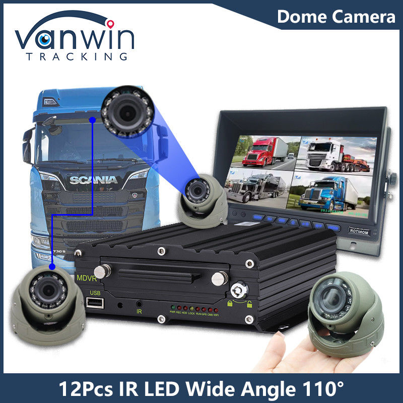 دوربین نصب شده بر روی وسیله نقلیه Full HD 1080P Night Vision 2.8mm لنز دوربین گنبد زاویه گسترده