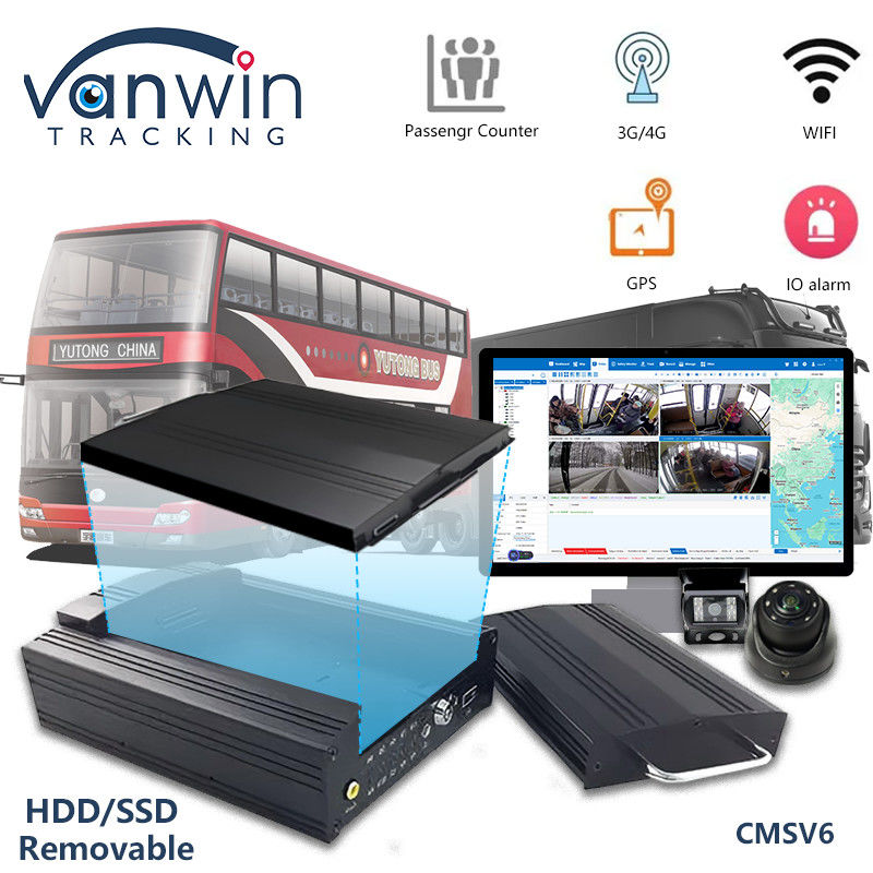 OEM 8CH HD 1080P HDD Mobile DVR با 4G GPS WIFI MDVR برای سیستم مدیریت ناوگان