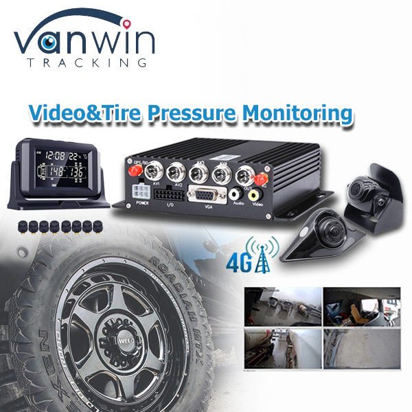4CH 8CH SD Mdvr فشار تایر نظارت بر سوخت رانندگی ضبط کننده مدیریت ردیابی ناوگان