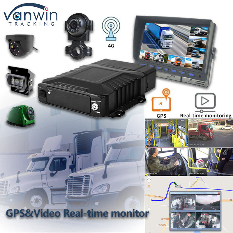8CH ویدئو نظارت HDD DVR همراه با 4G GPS WIFI MDVR برای نظارت در زمان واقعی