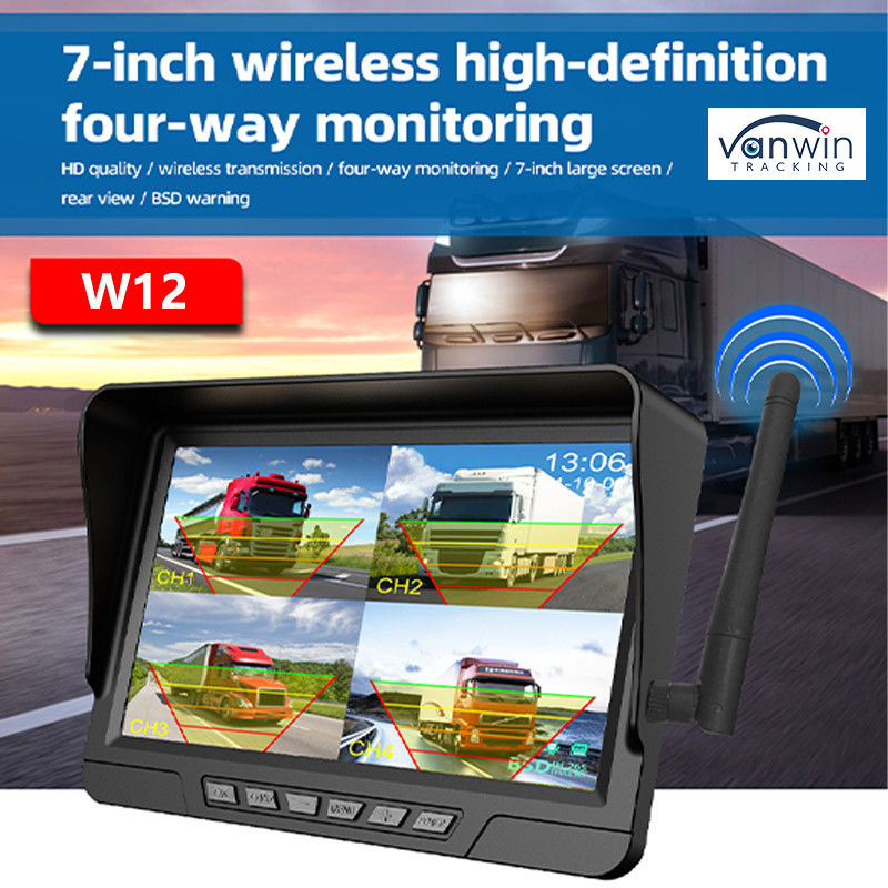 7 اینچ سیم نگر ماشین کیت دوربین خورشیدی با IP68 CCTV امنیت دوربین سیم