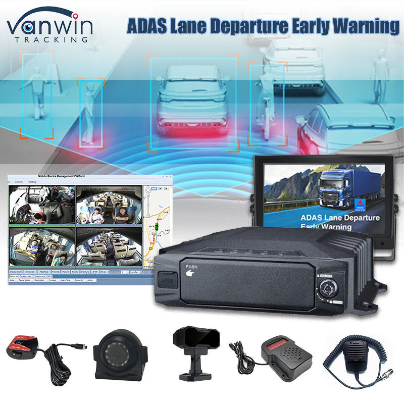 8CH 1080P Ai HDD Mobile DVR نظارت و ردیابی در زمان واقعی 4G Ai Adas DMS MDVR سیستم دوربین مدار بسته