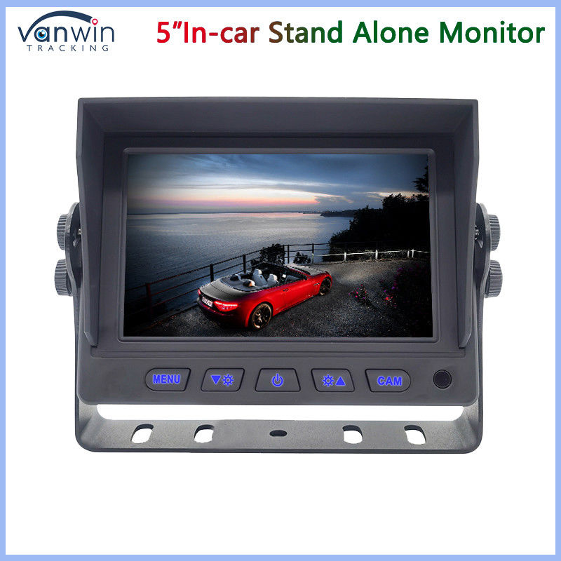 مانیتور Mini 5 Inch Car TFT 2 Ways AHD 1080P 720P CVBS ورودی های ویدیویی مخلوط با براکت U