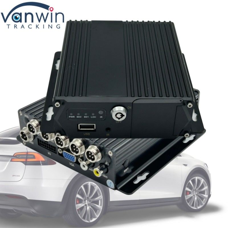 4G GPS MDVR 4 CH کارت SD ضبط کننده ویدیو دو کارت دو کارت آماده برای نظارت بر ایمنی خودرو