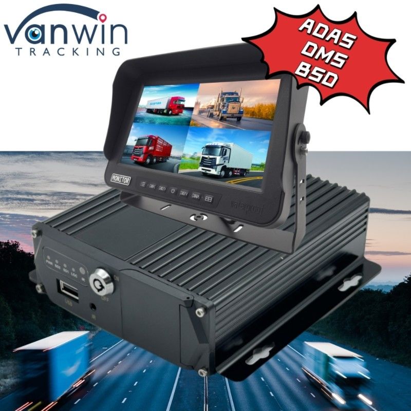 1080P AI MDVR سیستم نظارت بر وسایل نقلیه 8 CH ضبط کننده با وضوح بالا برای ناوگان اتوبوس کامیون