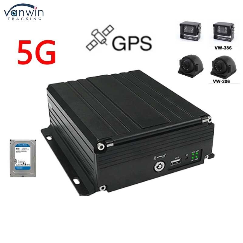 4 کانال HDD DVR 5G ردیابی GPS 1080P HD Moblie DVR پشتیبانی از سیستم ویدئویی OEM / ODM برای ماشین کامیون اتوبوس MDVR ماشین جعبه سیاه