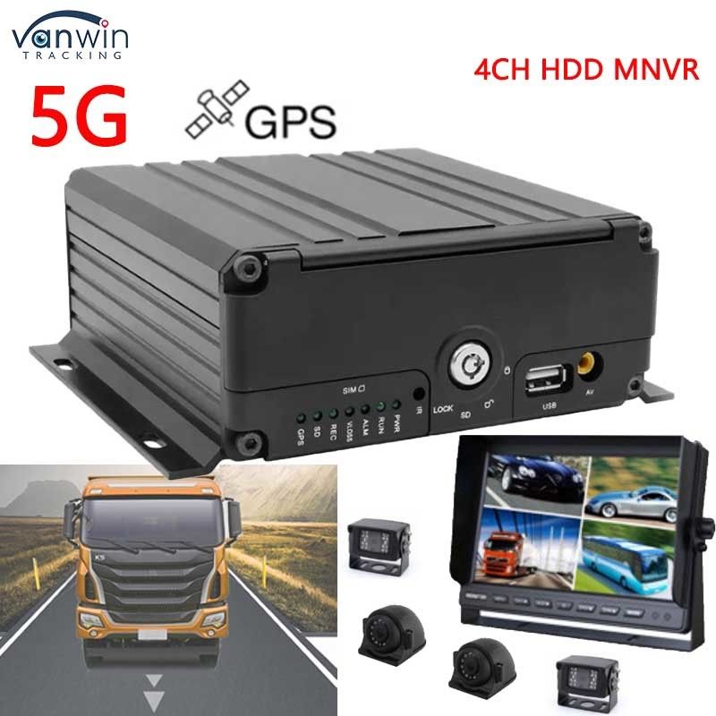 4CH NVR1080P AHD 5G WIFI و GPS 1 ضبط کننده ویدئوی شبکه HHD