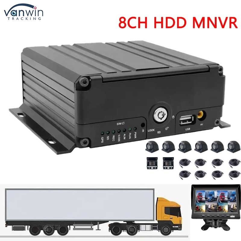 H.264 8 کانال MNVR با WiFi 4G ردیاب GPS اختیاری خودرو برای پشتیبانی خودرو OEM