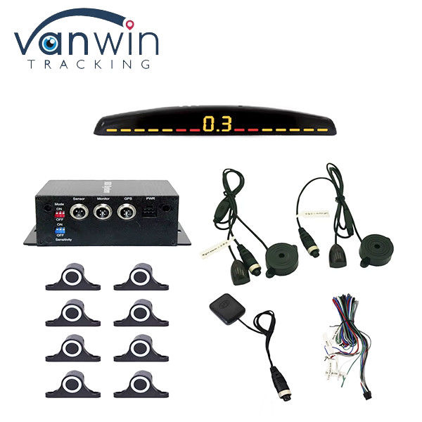 5M سنسور پارکینگ کیت پارکینگ ماشین Buzzer 8 سنسورهای رورسکاپ رادار صدا هشدار شاخص سیستم کاوش