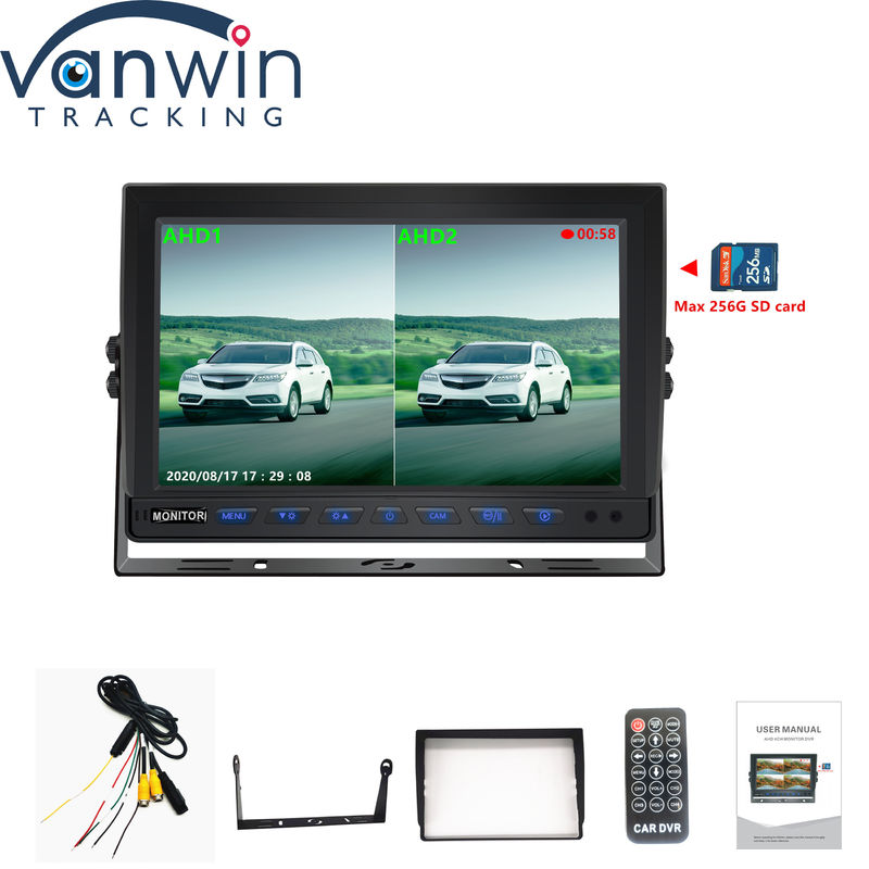 10.1 اینچ HD TFT LCD Screen Waterproof Vehicle Display for Trucks/Vans منبع برق DC 12V-24V -30C تا 80C حالت شبانه