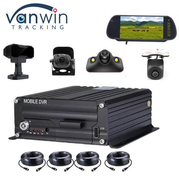 8CH 4CH 4G GPS ADAS DMS 2TB HDD SD Mobile DVR Kit AI MDVR سیستم ردیابی GPS تاکسی MDVR