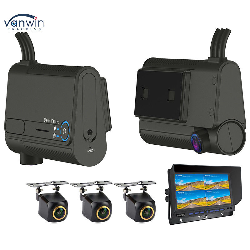 دی سی 12 ولت مینی Cmsv7 H.265 1080P دوربین خودرو اتو داش کام Mdvr 4g Gps کنترل از راه دور ضبط کننده 1-4 کانال داش کام Cmsv6 پلت فرم موبایل Mdvr