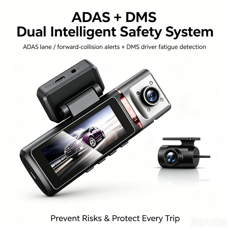 3 کانال HD DVR Dash Cam 4G 4K جلو 1080P کابین عقب GPS ردیابی ADAS DMS مانیتور پارکینگ 24/7 برای ایمنی ناوگان