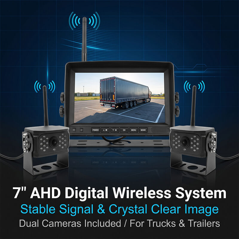 سیستم دوربین 7 اینچی/9 اینچی/10 اینچی بیسیم AHD 1080P با نمایشگر لمسی کیت دوربین دید عقب فعال 2K