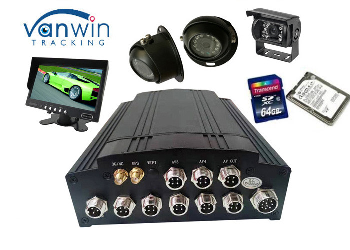 دوربین های آنالوگ RJ45 4G Mobile DVR 4 کانال 2.5 اینچ SATA Digital Video Recorder