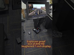 مانیتور 4 کانال هوش مصنوعی ضد آب و ضد انفجار 10 اینچ AHD برای وسایل نقلیه مکانیکی