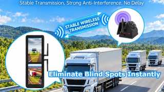 سیستم آینه دید عقب بی سیم برای کامیون ها و اتومبیل های سواری