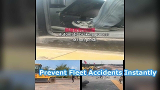 AI 4G GPS WIFI MDVR Dashcam Recorder با رادار 77GHz AEBS Digital Brake Motor Active Collision Miti